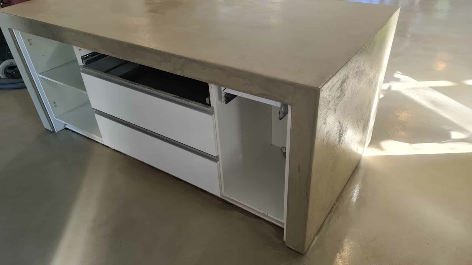 Concrete Benchtops project by Total Grind N Polish