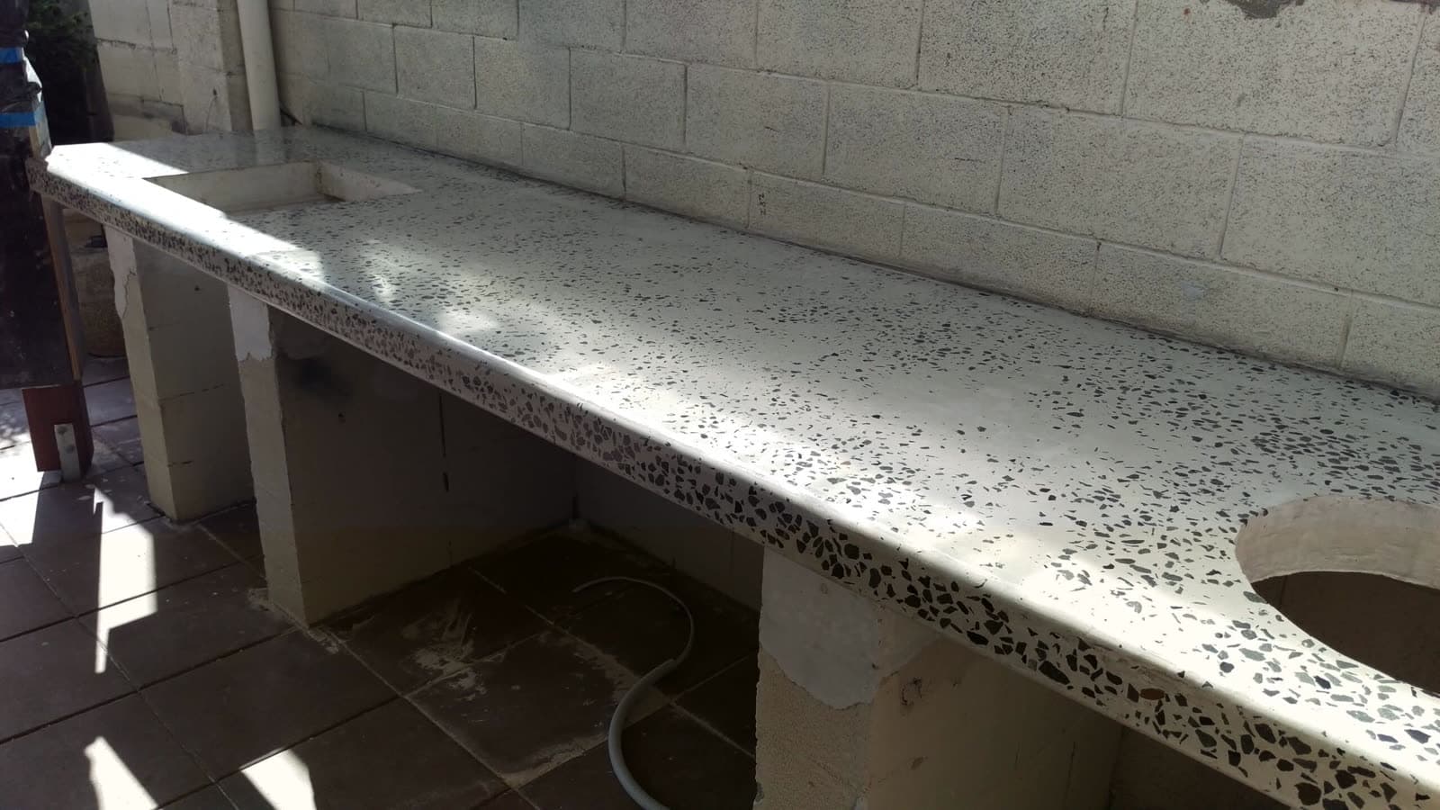 Concrete Benchtops project by Total Grind N Polish