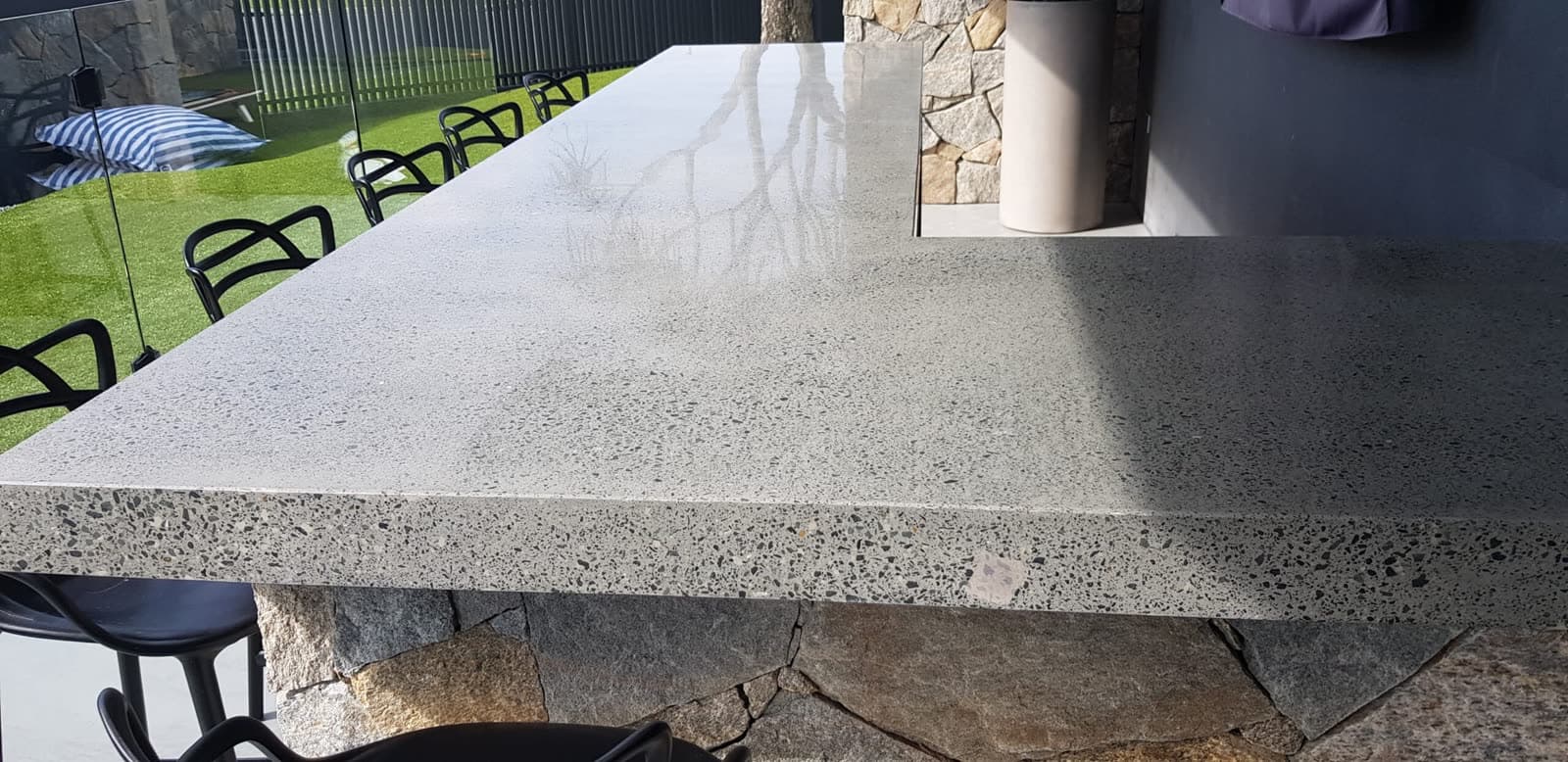 Concrete Benchtops project by Total Grind N Polish