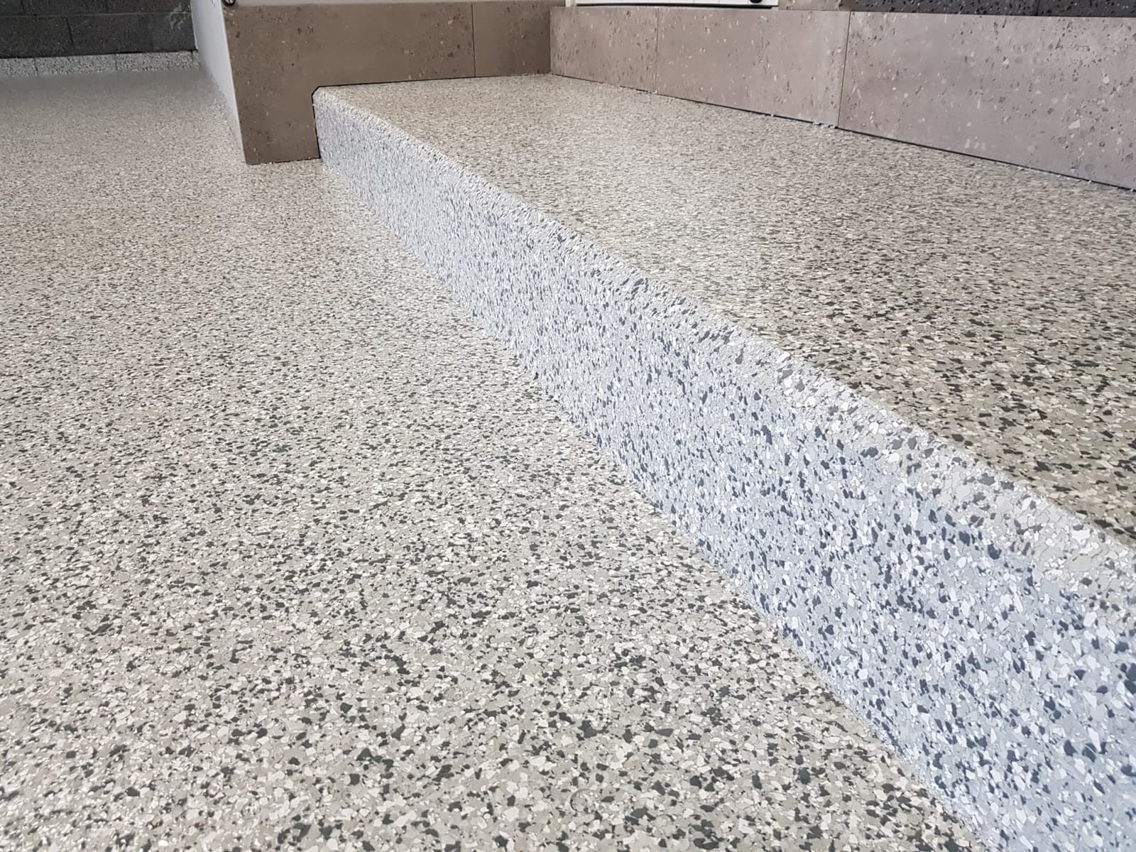 Flake Flooring project by Total Grind N Polish