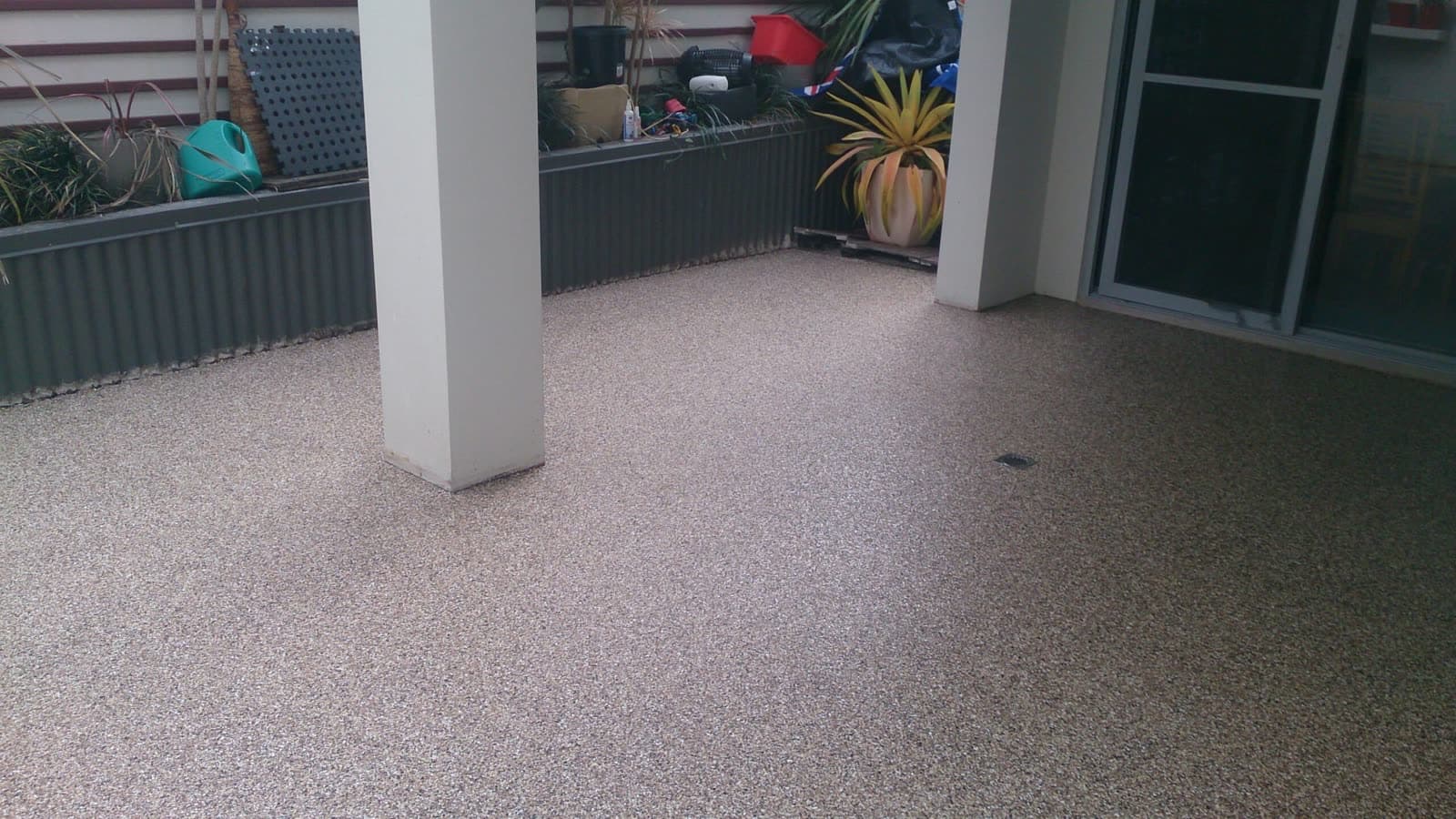 Flake Flooring project by Total Grind N Polish