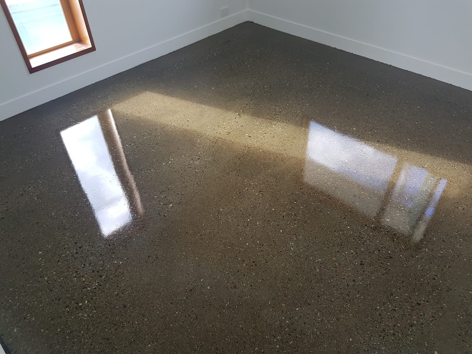 Internal Concrete Grinding & Sealing project by Total Grind N Polish