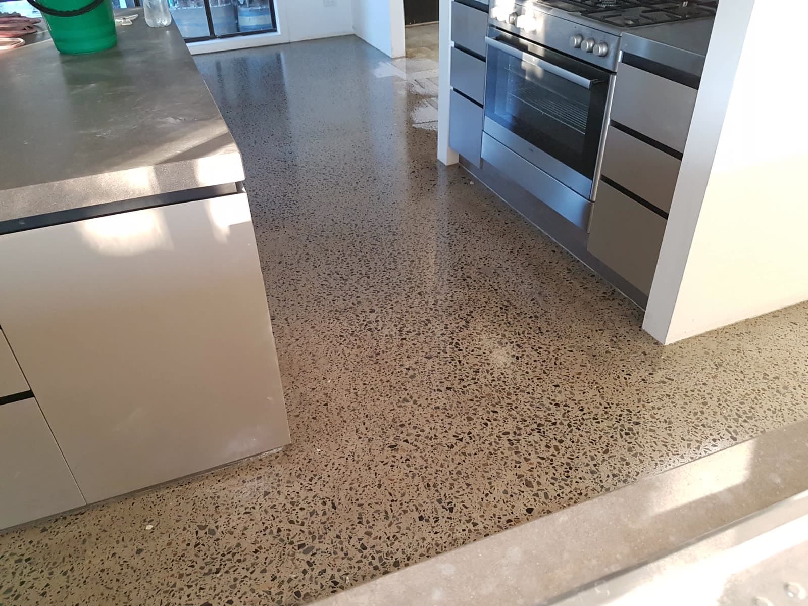 Internal Concrete Grinding & Sealing project by Total Grind N Polish