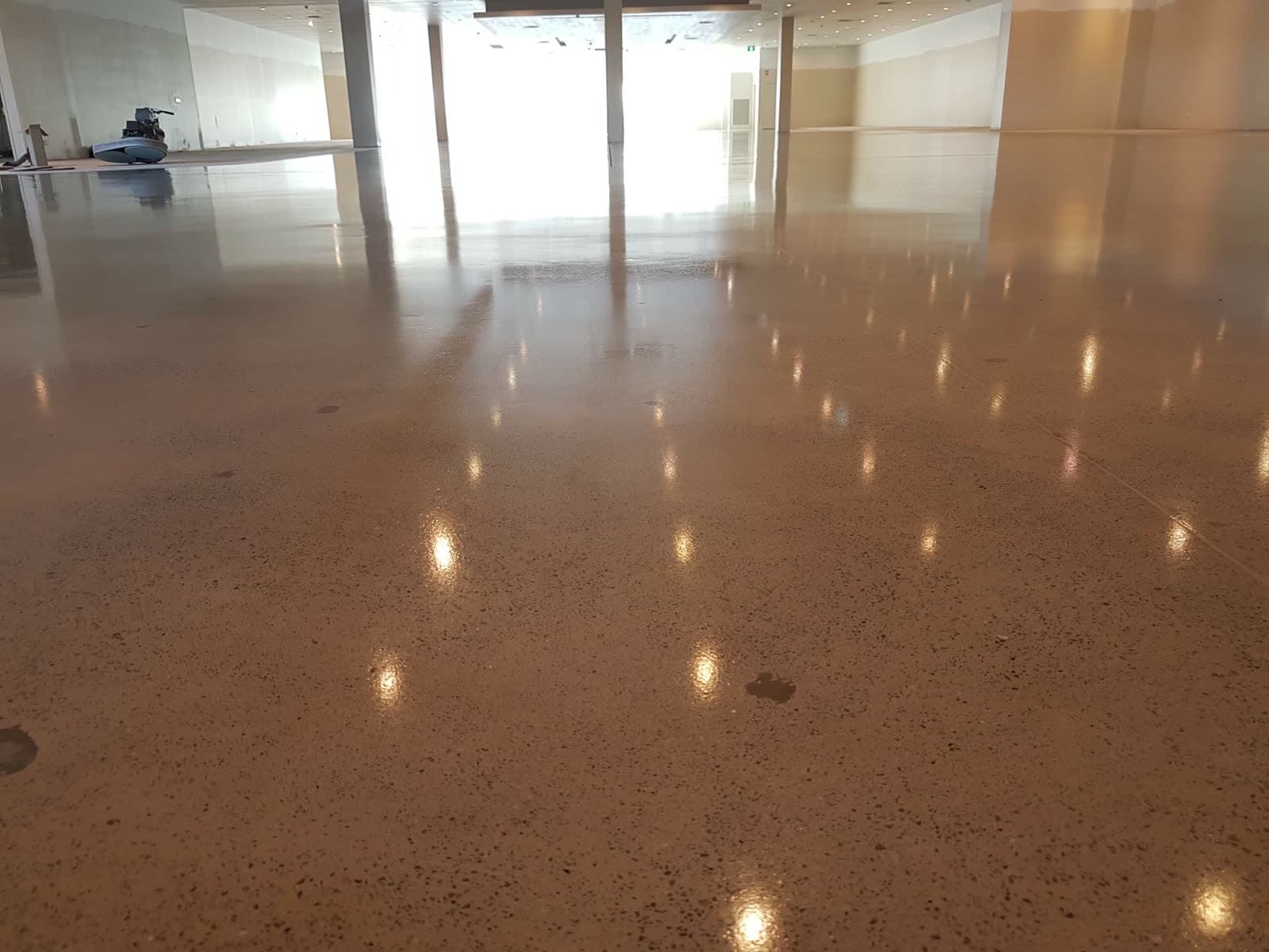 Internal Concrete Grinding & Sealing project by Total Grind N Polish