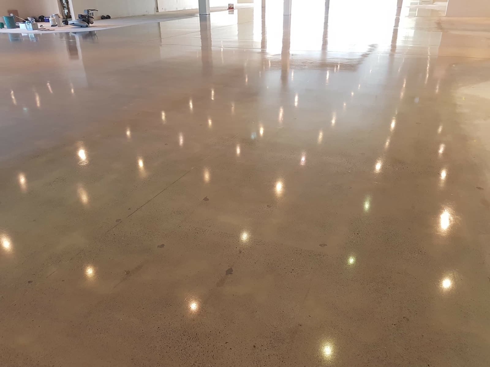 Indoor Concrete Grinding and Sealing by Total Grind N Polish, site photo 1 of 3