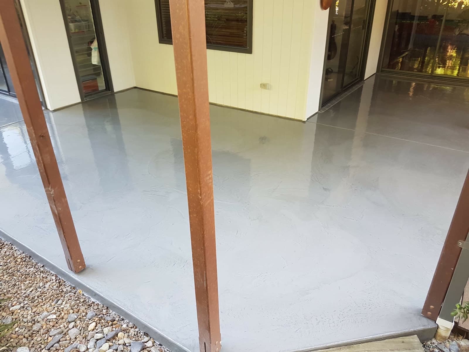 Faux-Stone & Microcement project by Total Grind N Polish